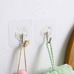 10-Piece Adhesive Wall Hook Set