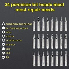 25 in 1 Precision Magnetic Screwdriver Set