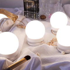 Dimmable LED Mirror Lights Kit with Rectangular Bulbs