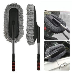 Car Wash Cleaning Brush with Microfiber Mop