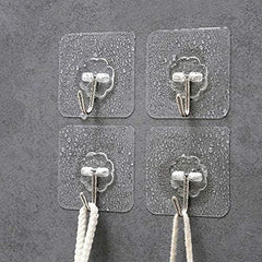 10-Piece Adhesive Wall Hook Set