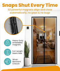 Magnetic Mosquito Net for Door