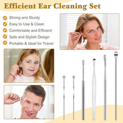 6-Piece Stainless Steel Ear Cleaning Tool Set