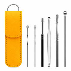 6-Piece Stainless Steel Ear Cleaning Tool Set
