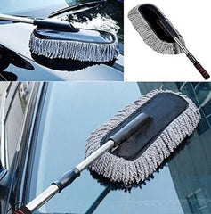 Car Wash Cleaning Brush with Microfiber Mop